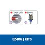 Kit com 5 Discos de Corte para Metal EZ406 e Mandril - Dremel