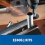 Kit com 5 Discos de Corte para Metal EZ406 e Mandril - Dremel