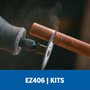 Kit com 5 Discos de Corte para Metal EZ406 e Mandril - Dremel