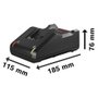 Kit de 2 Baterias GBA 18V 4Ah + Carregador de Baterias GAL 18V-40 Bivolt - Bosch