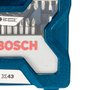 Kit de Pontas e Brocas para Perfurar X-LINE com 43 peças - Bosch