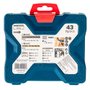 Kit de Pontas e Brocas para Perfurar X-LINE com 43 peças - Bosch