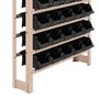 Kit Estante Gaveteiro 60cxs. Nº3 (Preto) - Presto