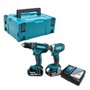 Kit Furadeira de Impacto DTD152 + Parafusadeira DHP482 - Makita DLX2131