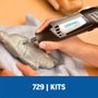 Kit para Esculpir e Gravar 11 Peças - Dremel