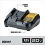 Kit Parafusadeira/Furadiera 3/8" DCD700 e Parafusadeira DCF805 - Dewalt