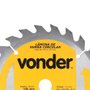 Lâmina de Serra Circular com Dentes de Metal Duro 185mm x 20mm 24D - Vonder