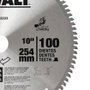 Lamina de Widea 10" 100D para Alumínio - Dewalt