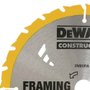 Lâmina de Widea para Serra Circular 9.1/4" x 1" 24D - Dewalt