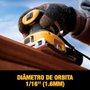 Lixadeira Orbital 1/4" de Folha de Lixa 127V - DWE6411BR - Dewalt