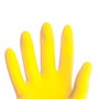 Luva Látex Para Limpeza T 09-G Amarela - Kalipso