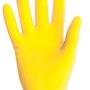 Luva Látex Para Limpeza T 09-G Amarela - Kalipso