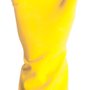 Luva Látex Para Limpeza T 09-G Amarela - Kalipso