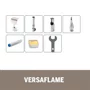Maçarico Dremel Multiuso à Gás Versaflame com 7 Acessórios