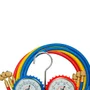 Manifold R22/R407C/R410A com Válvula Adaptador e Mangueira 1,5m - EOS