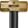 Marreta Antifaiscante Oitavada 2000GR CABO FIBRA - GOLD