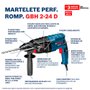 Martelete GBH 2-24 D 220V e 5 Brocas - Bosch 06112A02E7