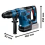 Martelo Perfurador Rompedor à Bateria 18V GBH 18V-36 C - Bosch