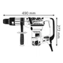 Martelete Perfurador/ Rompedor GBH 5-40D 220V 1100W com Maleta - Bosch