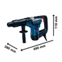 Martelete Perfurador/ Rompedor GBH 5-40D 220V 1100W com Maleta - Bosch