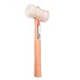 Martelo de Borracha 40mm Branco - Max Ferramentas