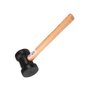 Martelo De Borracha 40mm Preto - Max Ferramentas