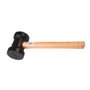 Martelo De Borracha 40mm Preto - Max Ferramentas