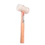Martelo de Borracha 60mm Branco - Max Ferramentas