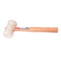 Martelo de Borracha 60mm Branco - Max Ferramentas