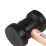 Martelo de Borracha 60mm Preto - Max Ferramentas