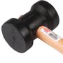 Martelo de Borracha 60mm Preto - Max Ferramentas
