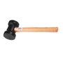 Martelo de Borracha 60mm Preto - Max Ferramentas