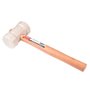 Martelo de Borracha 80mm Branco - Max Ferramentas