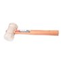 Martelo de Borracha 80mm Branco - Max Ferramentas