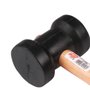 Martelo De Borracha 80mm Preto - Max Ferramentas