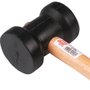 Martelo De Borracha 80mm Preto - Max Ferramentas