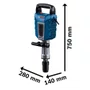 Martelo Demolidor GHS 14C 220V com Maleta - Bosch