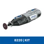 Micro Retífica 8220N/30 12V à Bateria Bivolt - Dremel