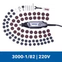 Micro Retifica Dremel com Eixo Flexível e 82 Acessórios 220V