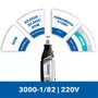 Micro Retifica Dremel com Eixo Flexível e 82 Acessórios 220V