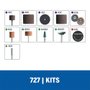 Microkit para Lixar e Esmerilhar com 31 Acessórios - Dremel