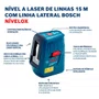 Nível a Laser NIVELOX - GLL 3 X com Tripé e Maleta - Bosch