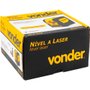 Nível a Laser Vermelho 10m NLV 010 - Vonder