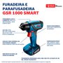 Parafusadeira/Furadeira GSR1000 Smart à Bateria 12V - Bivolt - Bosch