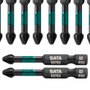 Ponta Impacto Phillips N3 50mm com 10 peças - Sata