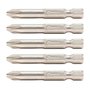 Ponta Phillips PH 2 x 50mm 1/4" com 5 peças - Sata