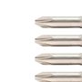 Ponta Phillips PH 2 x 50mm 1/4" com 5 peças - Sata