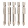 Ponta Phillips PH 2 x 50mm 1/4" com 5 peças - Sata