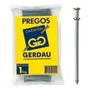 Prego de Aço com Cabeça Dupla Gerdau 17 x 27 (2.1/2" x 11) 1kg