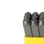 Punção Alfabético 5,00mm com 27 peças - Rocast
